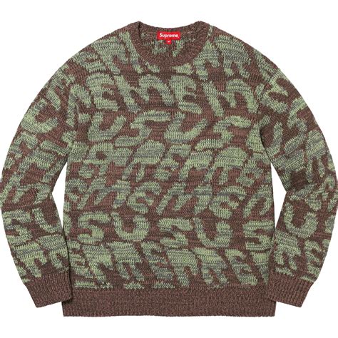 Stacked Sweater Spring Summer 2023 Supreme