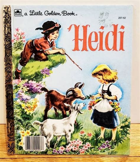 Vintage Heidi Little Golden Book Vintage Heidi Book Heidi Etsy In