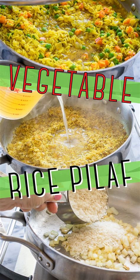 Easy Vegetable Rice Pilaf I Wash You Dry