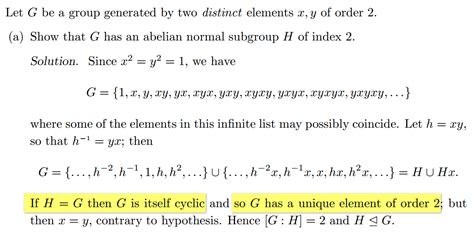 Group Theory Let Glangle X Ymid X2 Y2rangle Understanding