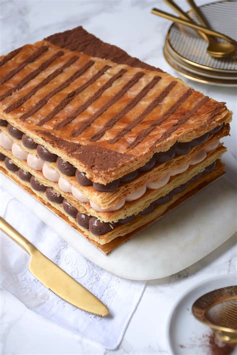 Cognates include italian mille and french mille. Mille feuille chocolat & praliné - Anne-Sophie - Fashion ...