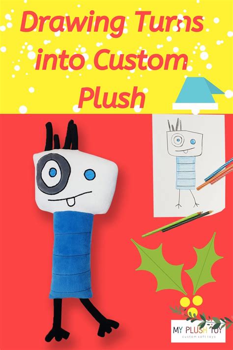 Draw Your Own Plush Toy We Bring It To Life Childrens Drawings