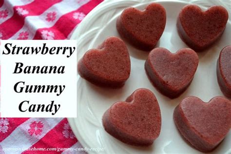 Strawberry Banana Gummy Candy Recipe