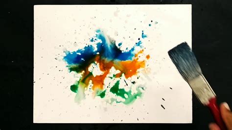 Very Easy Watercolor Abstract Painting For Beginnersrelaxing