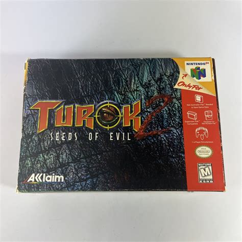 Turok Seeds Of Evil Nintendo N Authentic Box Only Values Mavin