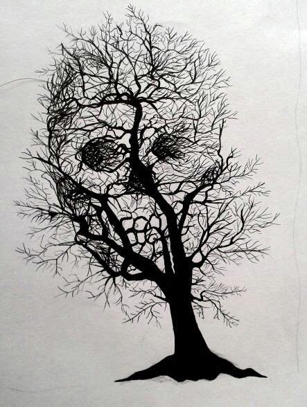 Skull Tree Tree Tattoo Tree Tattoo Designs Tree Art