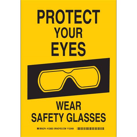 Safety Sign Wear Your Safety Glasses Foresight Is Better Than No Sight