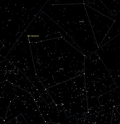 Mu Velorum Star Distance Colour And Other Facts