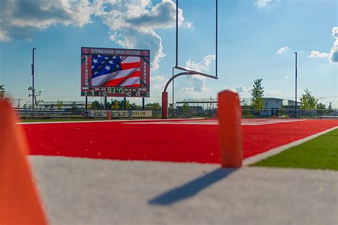 Nevco Led Video Display Becomes Part Of Exciting Game Day Atmosphere At Effingham High School