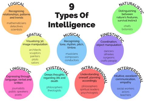 Howard Gardners Theory Of Multiple Intelligences Surya Disabilitas