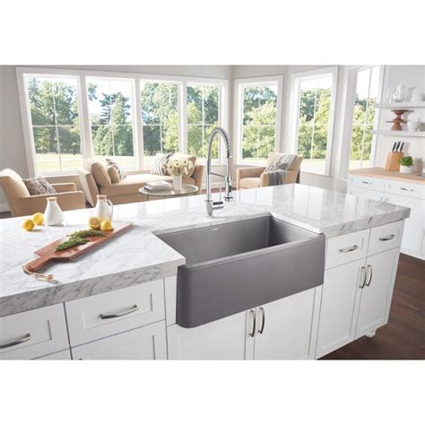 Blanco 401734 Ikon 30" Apron Front Sink | Composite ...