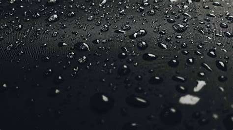Water Drops On Black Surface Uhd 4k Wallpaper Gilded Wallpapers