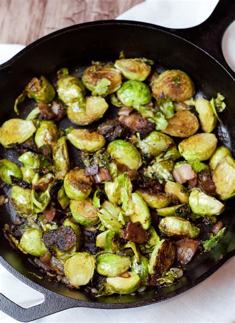 bacon balsamic brussels sprouts delicious by design
