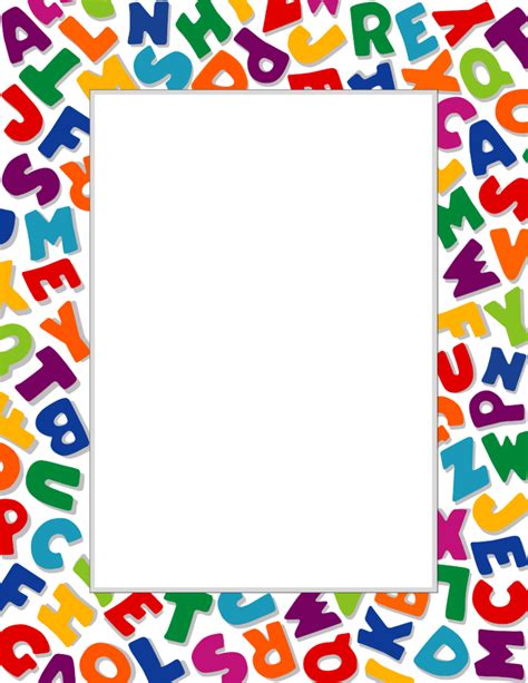 Fond De Page Alphabet Frames Scrapbook Frames Frame