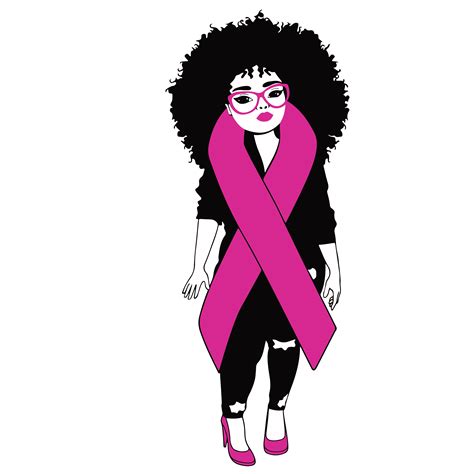 Pink Ribbon Girl Svg Breast Cancer Svg Cancer Awareness Sv Inspire
