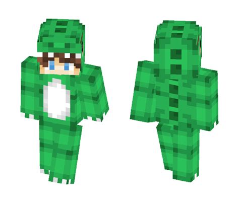 Get Green Dino Boy Minecraft Skin For Free Superminecraftskins