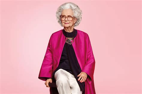 Harvey Nichols Vogue Ad Features 100 Year Old Fashion Model