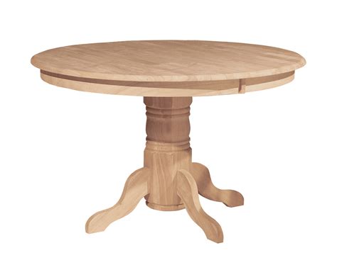 Parawood 48 Solid Round Table Top Natural Furniture