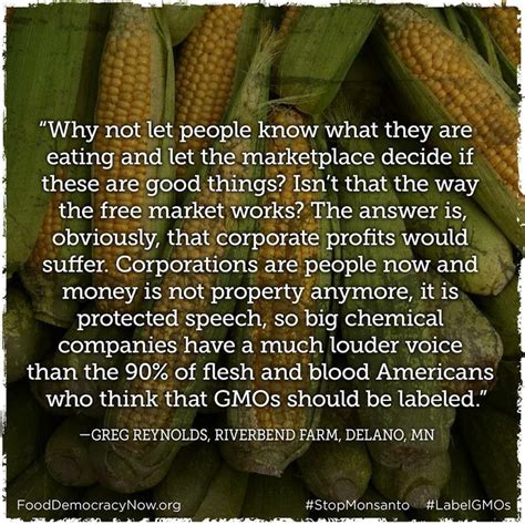 More Here Gmos Farmers Superweeds Food Labelgmos Organic Food Quotes