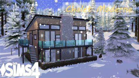 Chalet Moderne Speed Build Sims 4 Stop Motion No Cc Youtube