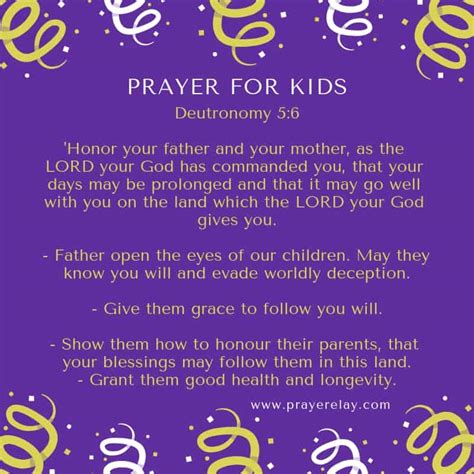 79 Powerful Biblical Prayer For Children Points The
