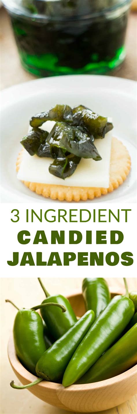 3 Ingredient Candied Jalapenos Easy Recipe To Make