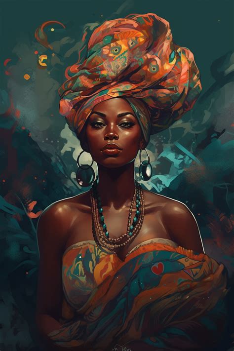 Black Woman Artwork Black Love Art Black Girl Art African Artwork African Art Paintings