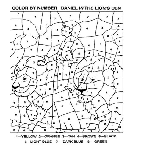 A hidden picture will be revealed when each number is colored by different colors. 10 Best Images of Library Lion Activities And Worksheets ...