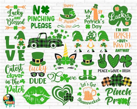 St Patricks Day Svg Bundle Lucky Svg Irish Svg St Patricks Day