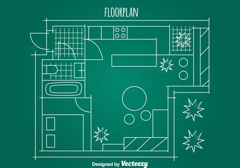 Simple House Floorplan Vector 122359 Vector Art At Vecteezy