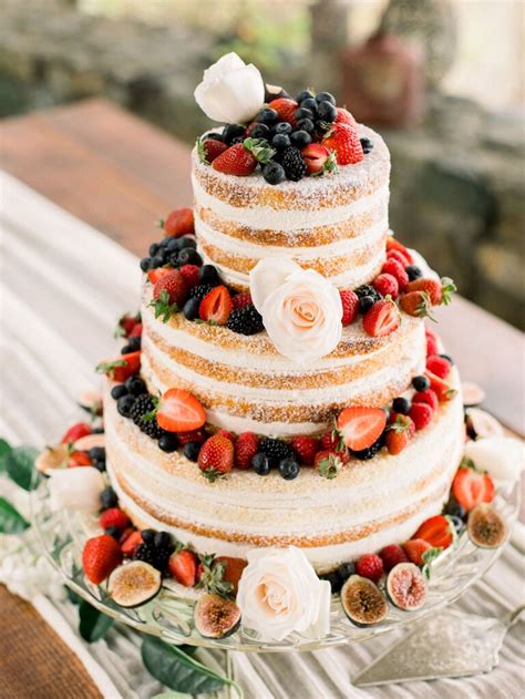 Naked Wedding Cakes That Don T Need Any Frosting