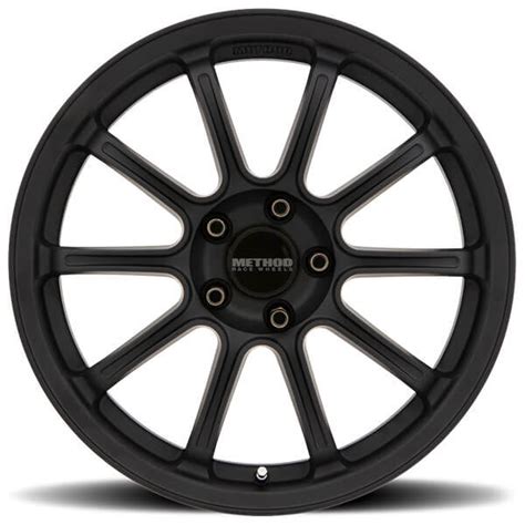 18 Staggered Method Wheels 503 Rally Matte Black Rims Md089 3
