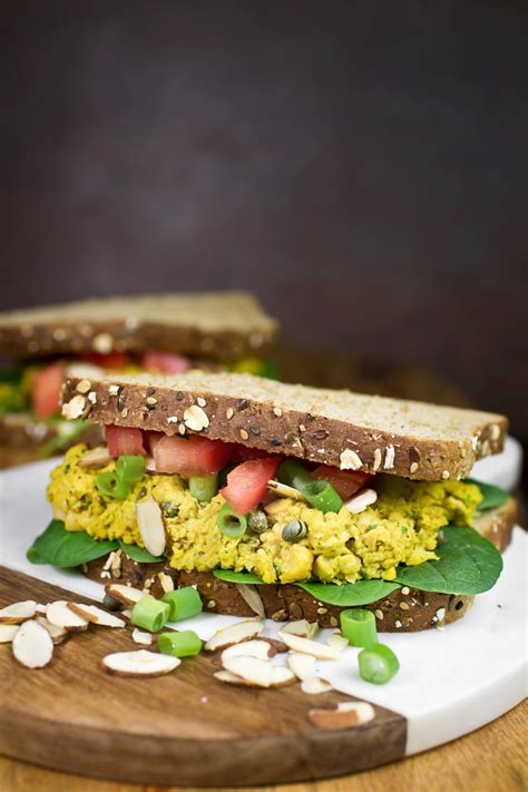 curry chickpea sandwich the vegan 8