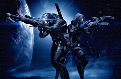 Mass Effect Legion And Tali By Demon551 On Deviantart