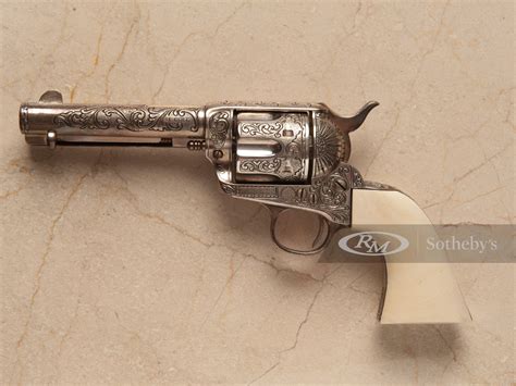 1899 Colt 41 Caliber Single Action Army Revolver The Milhous