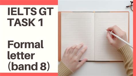 Ielts Gt Task 1 Formal Letter How To Write A Band 8 Response Youtube