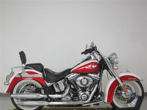 I was so torn between a 2012 two tone red/white deluxe or a hertiage. Pre-Owned 2013 Harley Davidson Softail Deluxe FLSTN ...