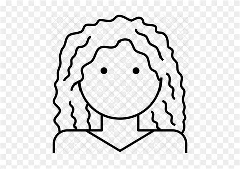 Curly Hair Woman Icon Icon Free Transparent Png Clipart Images Download