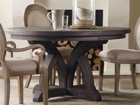 Hooker Furniture Corsica Dark Wood 54 Wide Round Dining Table