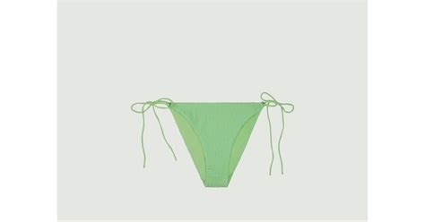 Love Stories Tiny Bikini Bottoms In Green Lyst