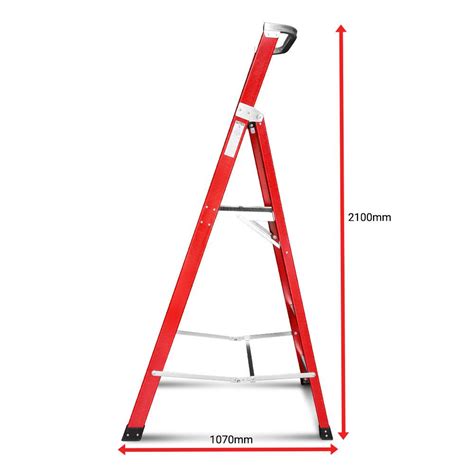 Climbrite Cstep4eco 12m 4 Step Fibreglass Platform Ladder