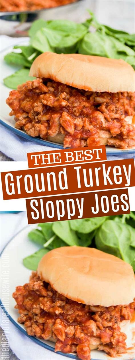 Ground Turkey Sloppy Joes In Ground Turkey Sloppy Joes Ground