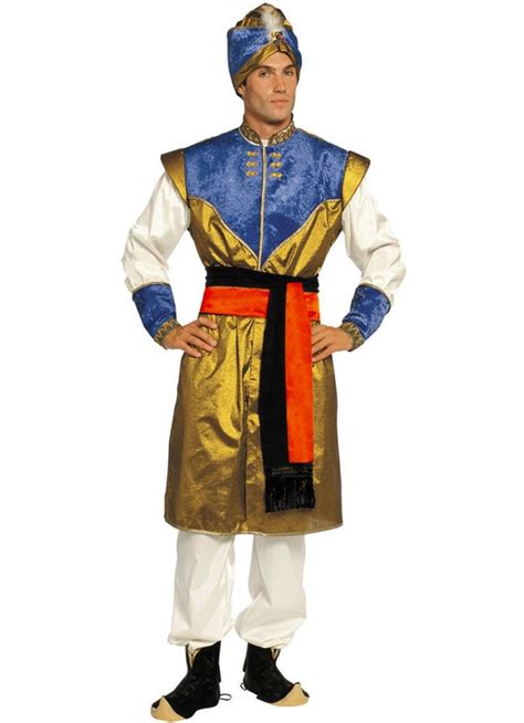 Sultan Mens Costume Arabian Prince Alladin Fancy Dress Etsy Canada