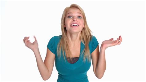 Enthusiastic Woman Waving Laughing Stock Footage Sbv 307401005 Storyblocks