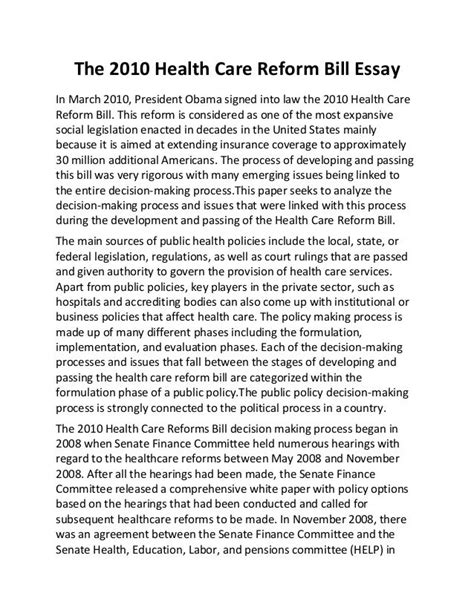 👍 Health Care Essay Research Paper On Healthcare 2019 01 26