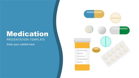 Attention Sign Template Word Medication Powerpoint Template