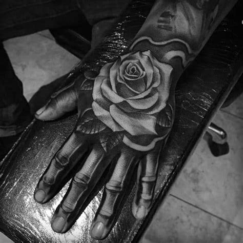 50 Badass Rose Tattoos For Men Flower Design Ideas