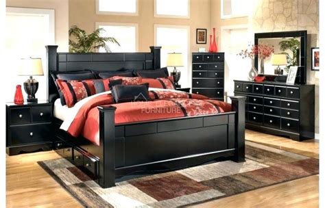 Queen sleep number 360® c2 smart bed from $1,099. Bedroom Atmosphere Ideas Black Lacquer Set Wood Furniture ...