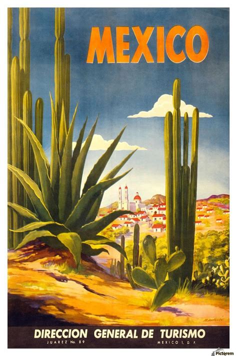 Mexico Vintage Travel Poster Vintage Poster