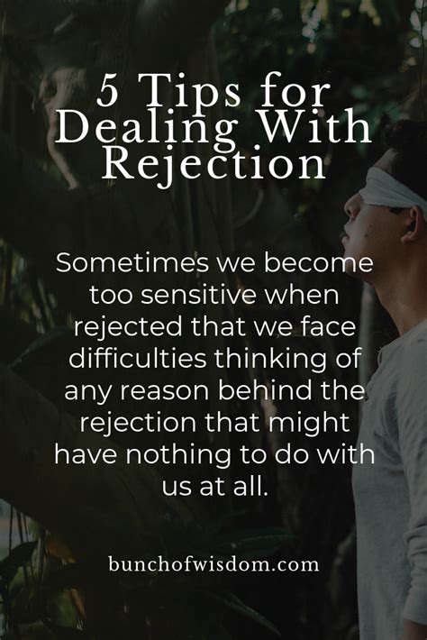 5 Effective Tips For Dealing With Rejection Bunch Of Wisdom